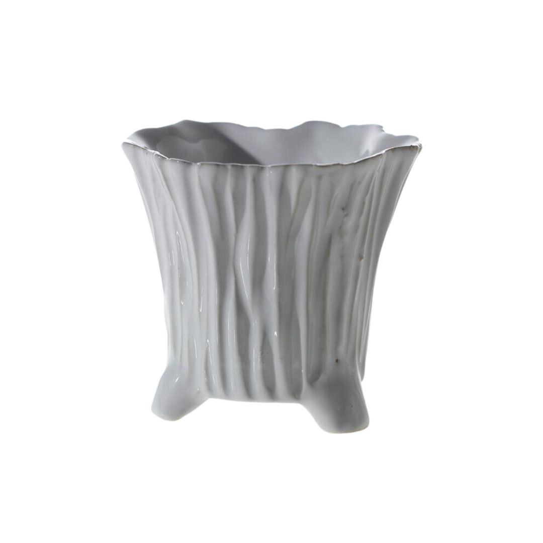 Mellie Pot 3.25"x 3" White