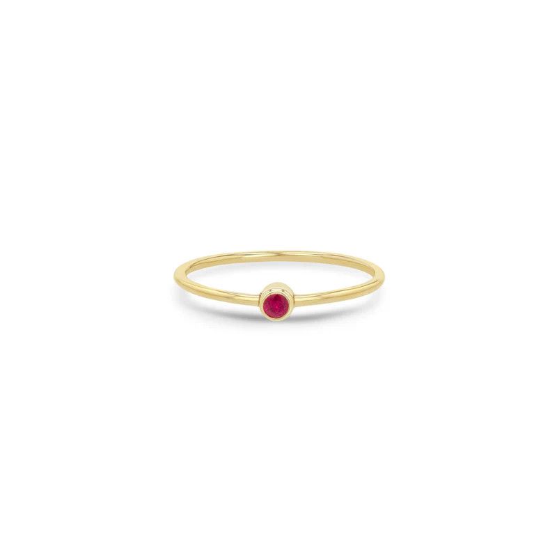 Was $420 - Birthstone Ring- Ruby July