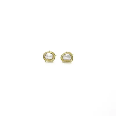 Tura Sugden Keshi Pearl Studs