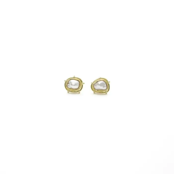 Tura Sugden Keshi Pearl Studs