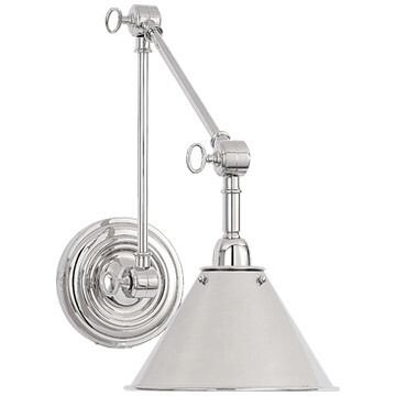 RL 2270PN Anette Library Light in Polished Nickel