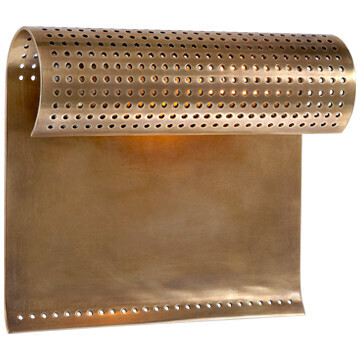 KW 2060AB Precision Small Sconce in Antique-Burnished Brass