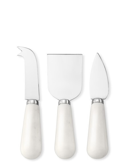 Marble Set of 3 Cheese Knives