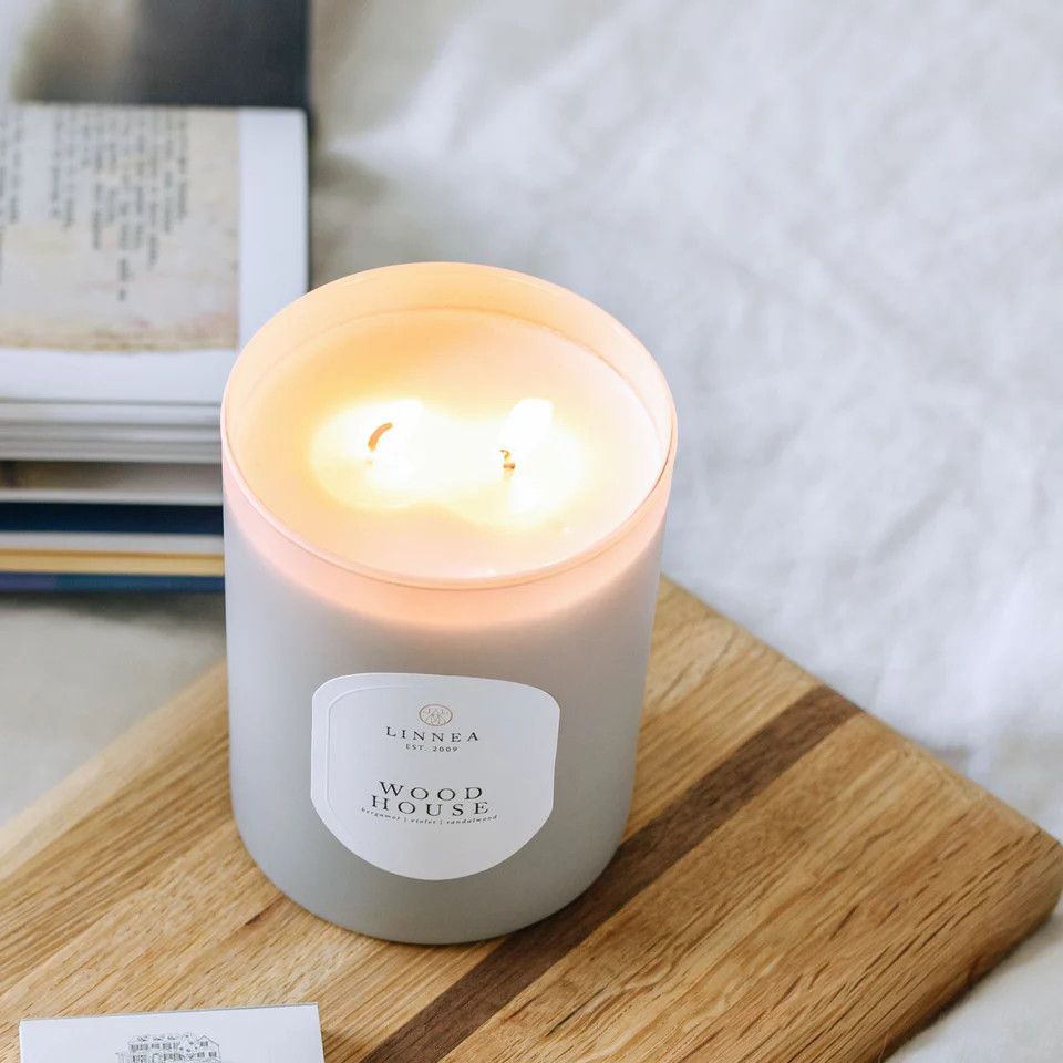 Linnea's Lights Candle - WOOD HOUSE