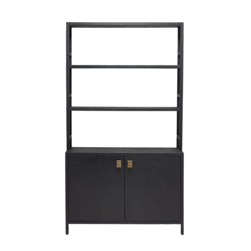 Jake Bookcase, Dark Navy, 44x18x79