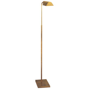 91025HAB Studio Adjustable Floor Lamp in Hand-Rubbed Antique Brass