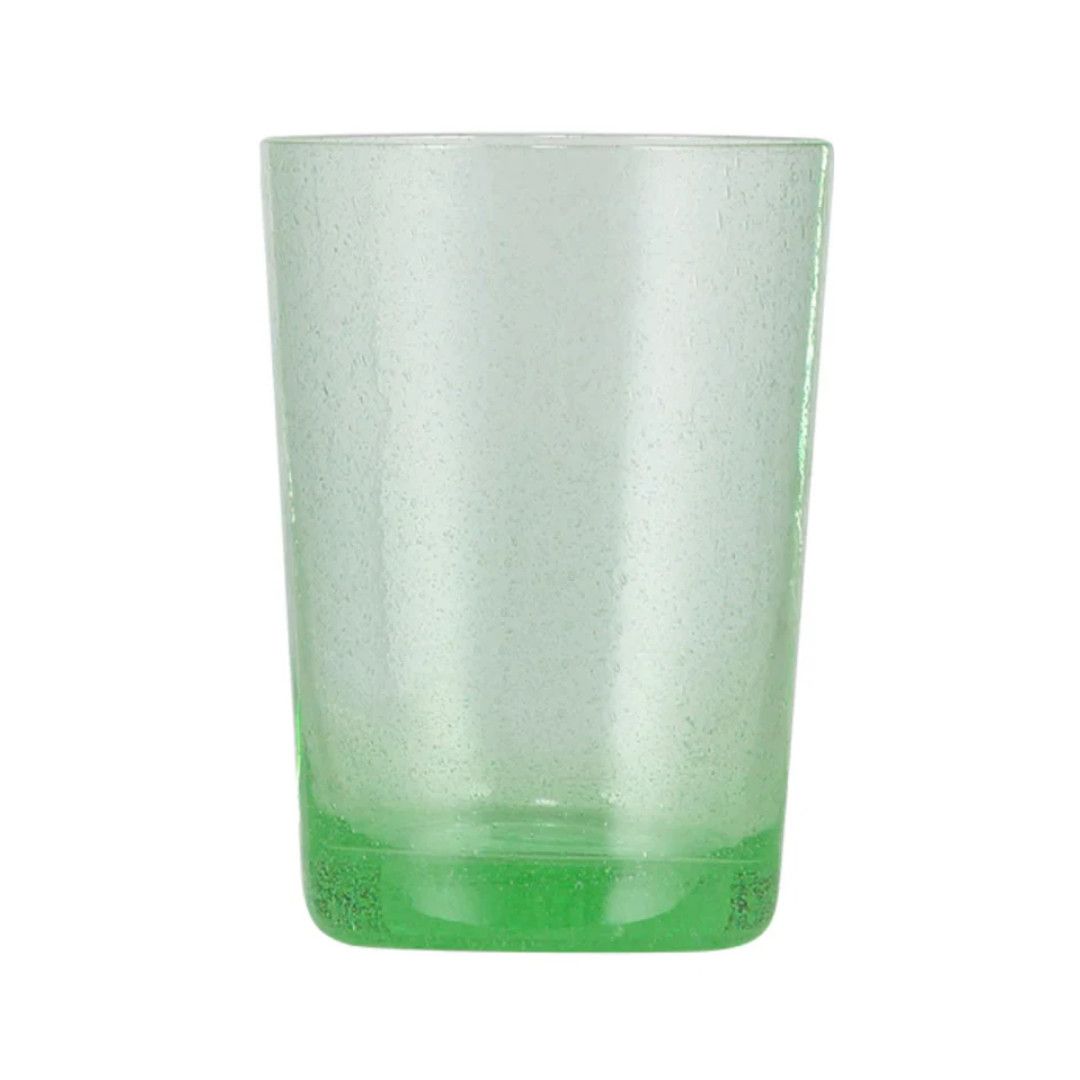 Malachite Green Handmade Glass Tumbler