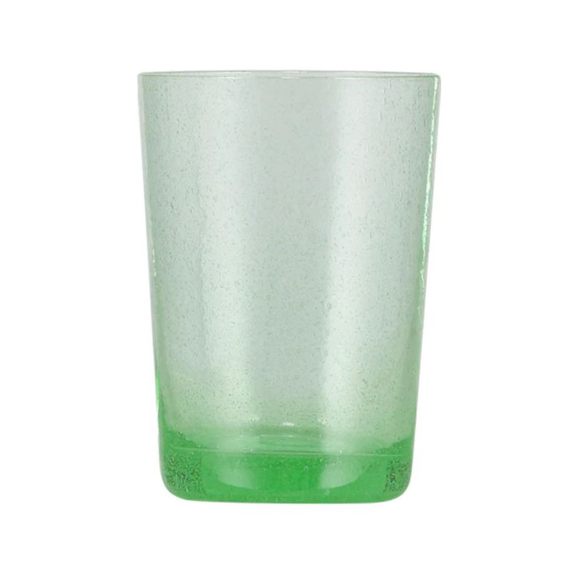 Malachite Green Handmade Glass Tumbler