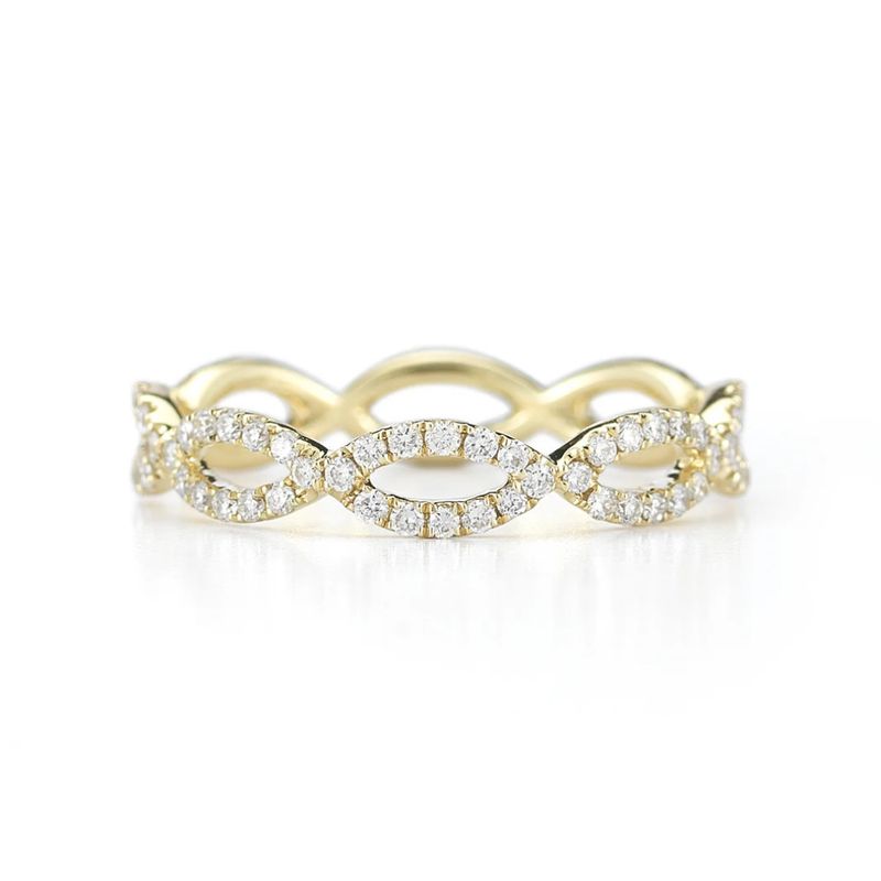 Ring- Sophia Ryan Infinity Ring 14k YG 0.50ct
