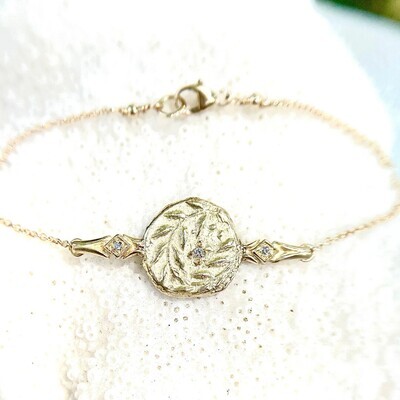 Bracelet- 14kg Unbreakable Bond Artifact tcw dia. .045