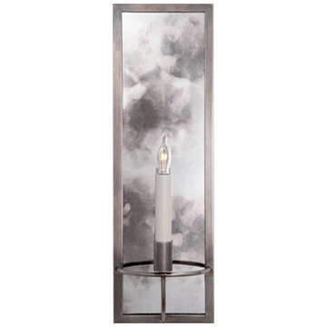NW 2115AN Regent Rectangular Sconce in Antique Nickel