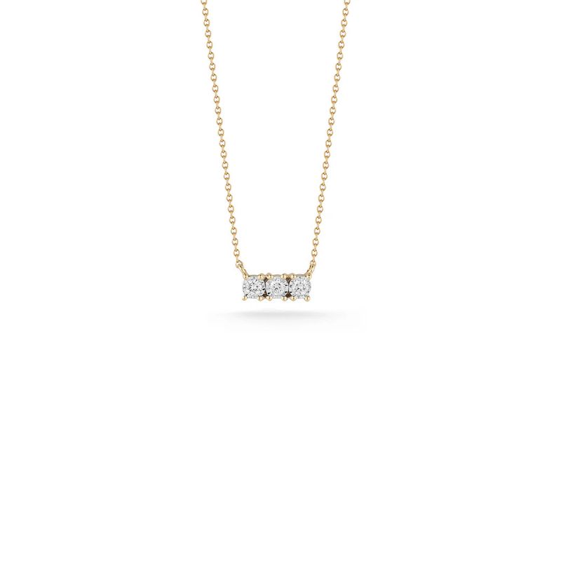 Necklace- Ava Bea Bar YG, 16-18"