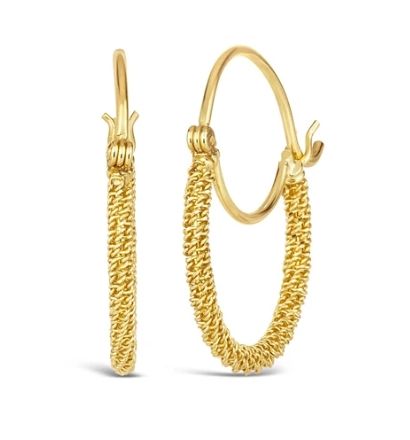 Earrings- Stardust Hoops, Small, 18kg