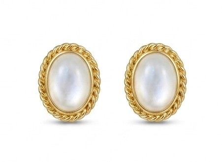 Earrings- OAK Quartz 1.67ct, 18k