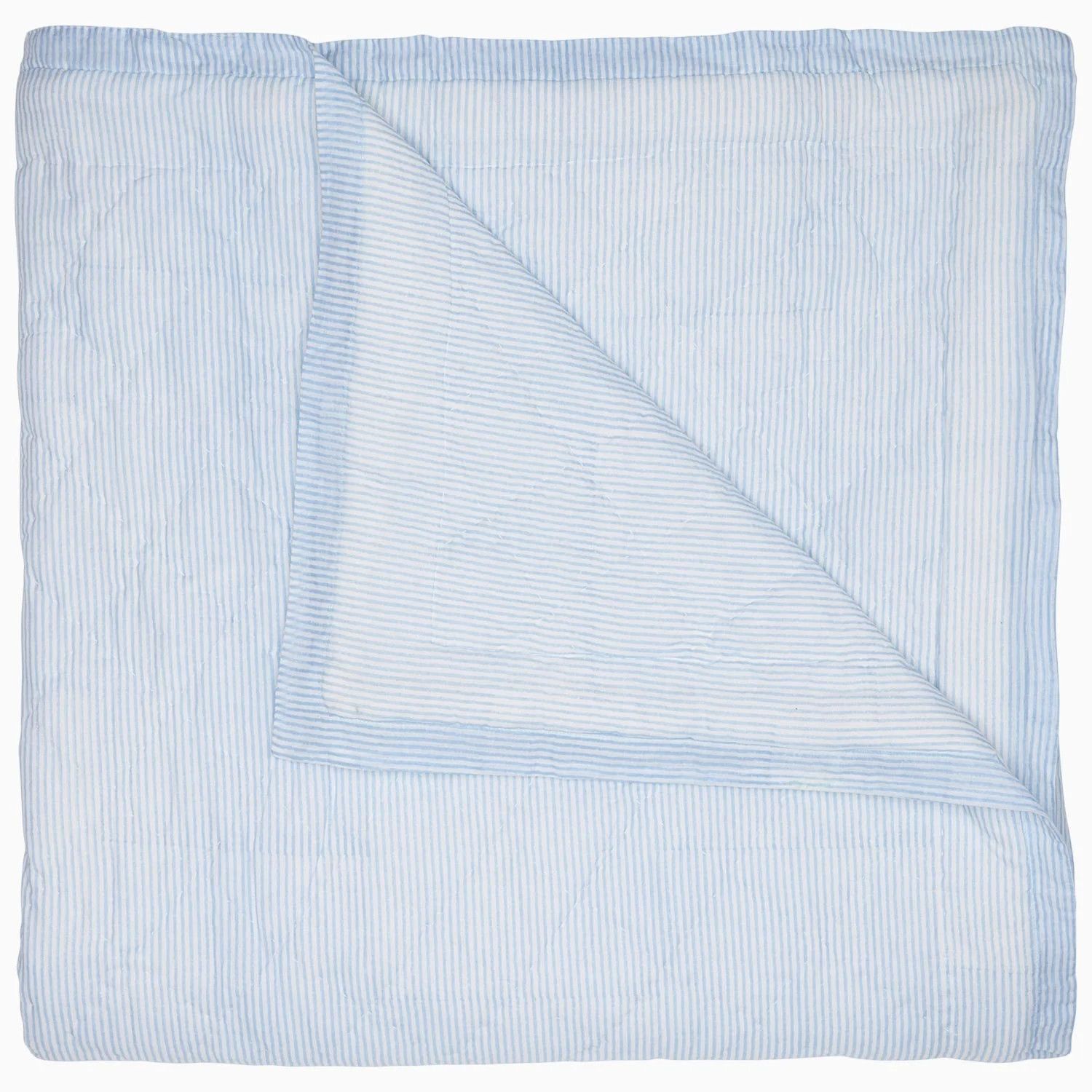 Nandi Quilt- Queen-, Color: Light Indigo