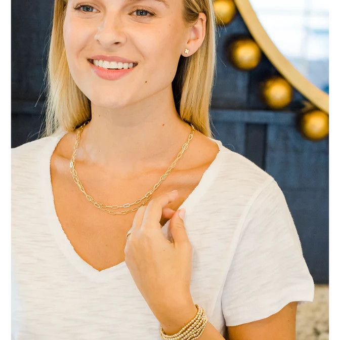 Short Sleeve Messy V Tee Wht-, Size: XS