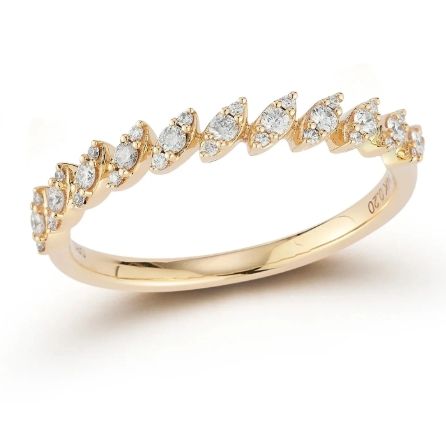 Ring- Sophia Ryan Marquis Tilt YG, sz 6.5