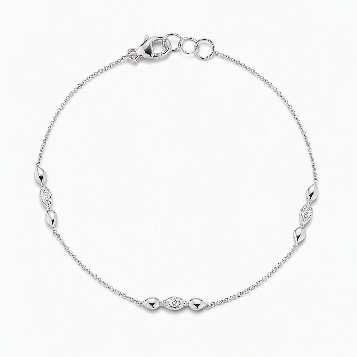 Bracelet- Sophia Ryan Marquis Trio Station 14k WG