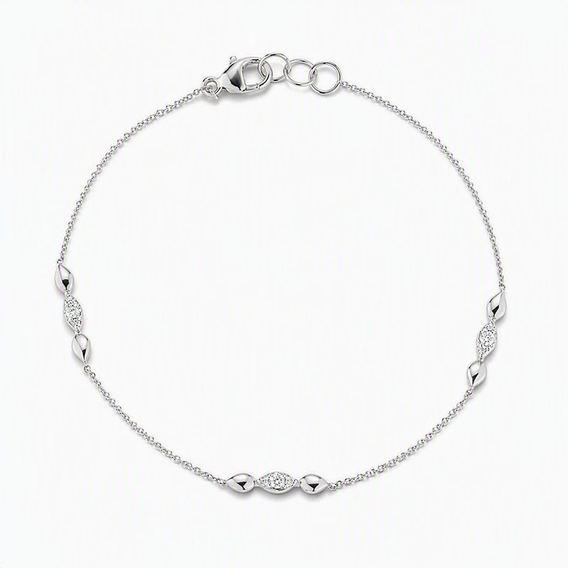 Bracelet- Sophia Ryan Marquis Trio Station 14k WG