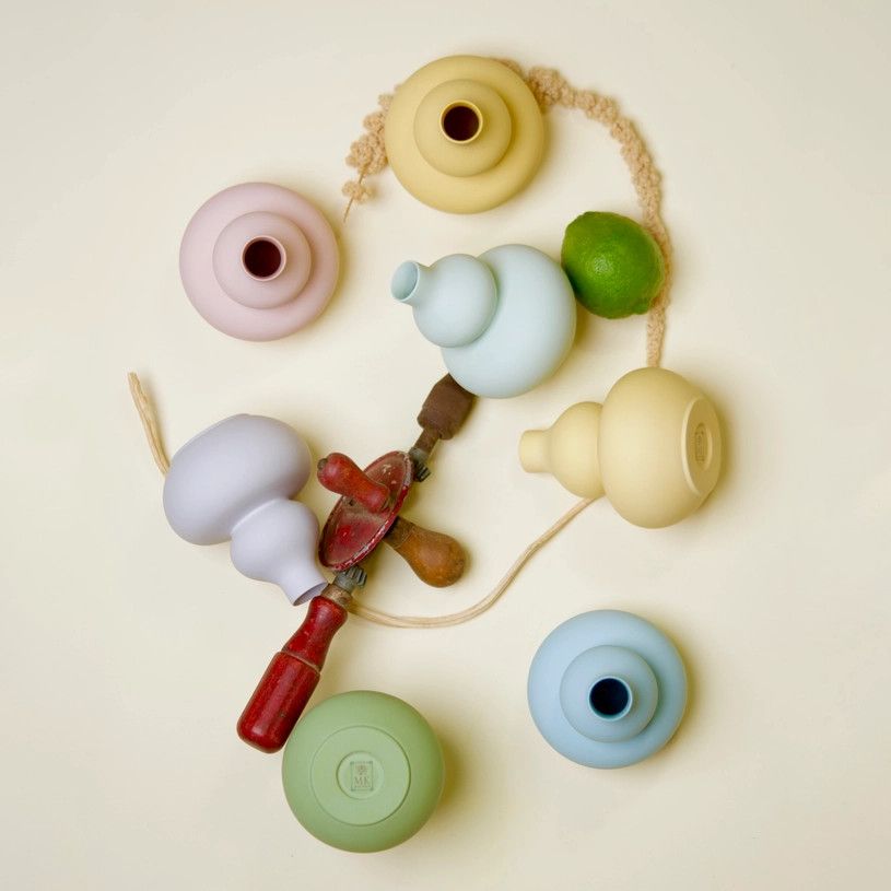 MK Vases-, Pattern: Dbl Gourd