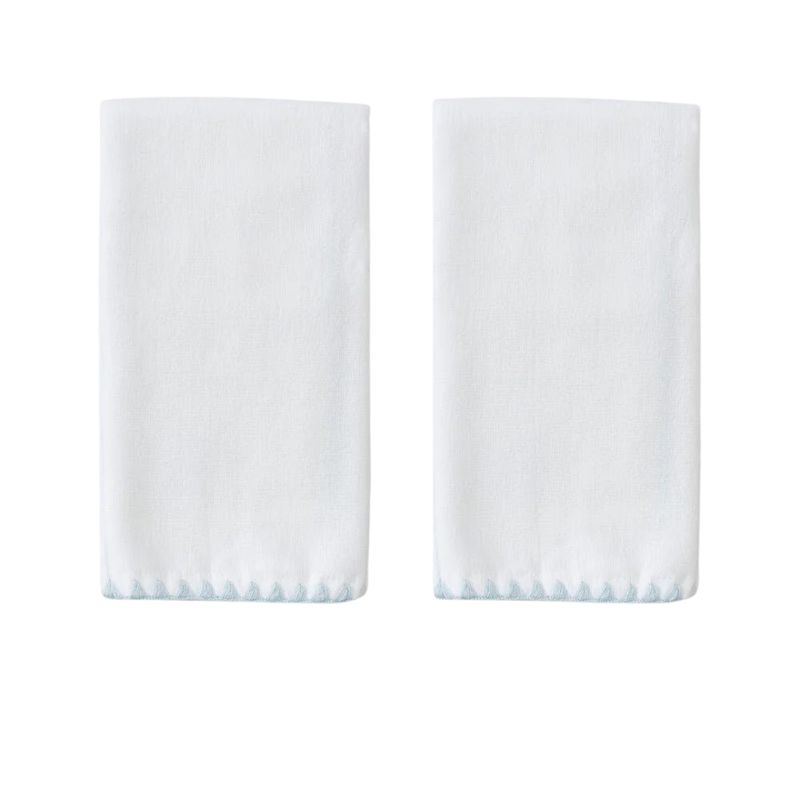 Pair Stitch Edge Pwdr Bath Towel, Stand.-