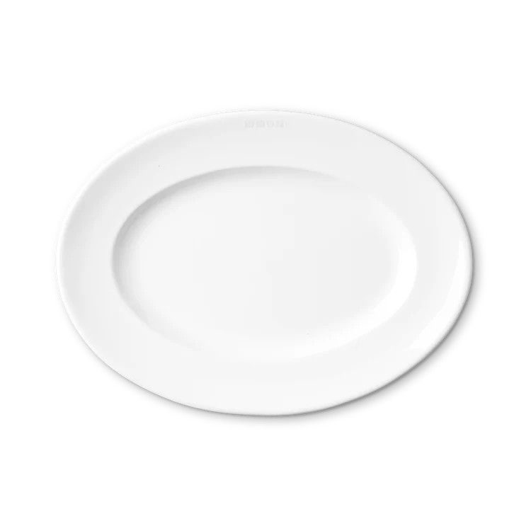 Medium Oval Platter, White
