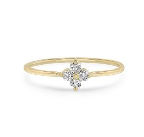 Ring- 145 Prong  Dia Quad