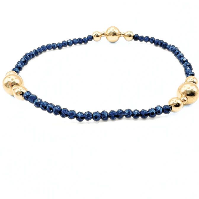 Nantucket Shimmer Bracelet-, Color: Navy