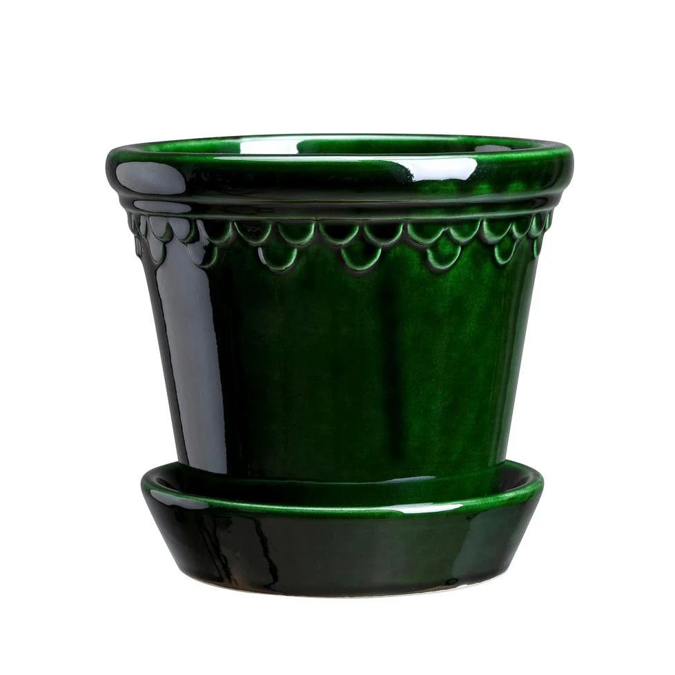 Kobenhavner Glazed 18cm-, Color: Em Green