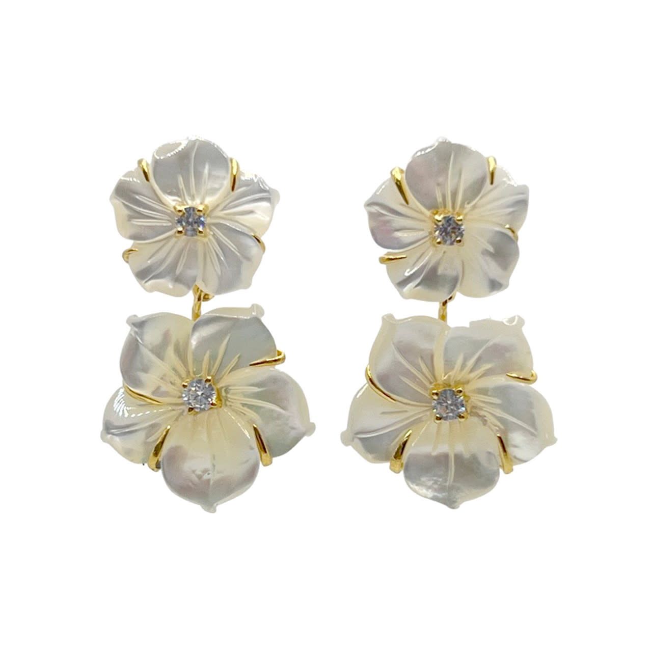 Double MOP Flower Drop GP