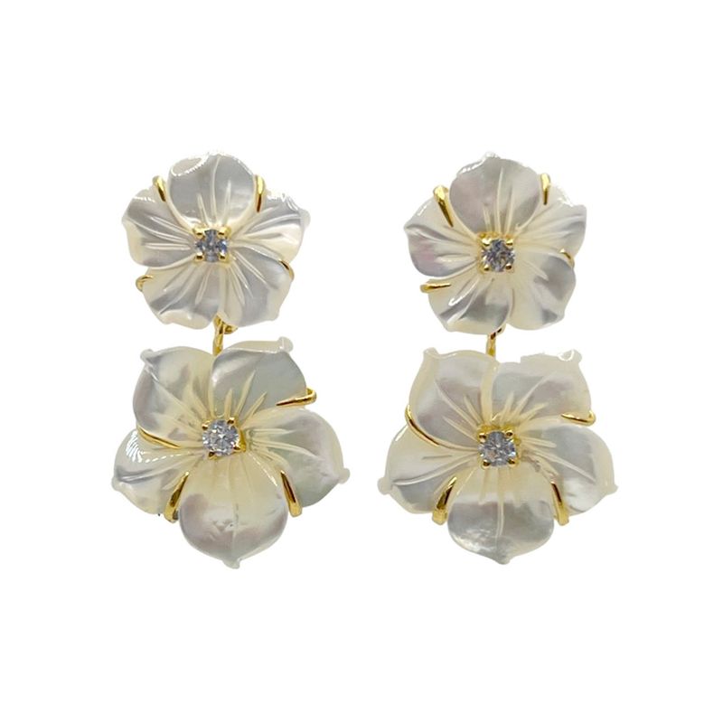 Double MOP Flower Drop GP