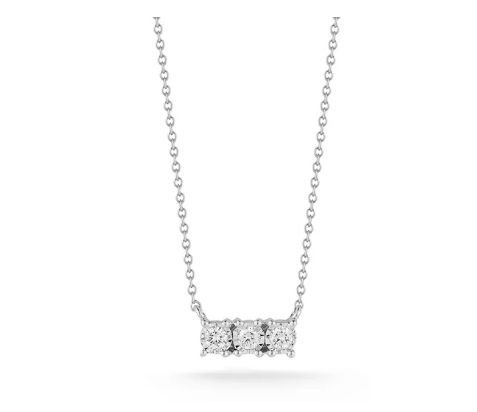 Necklace- Ava Bea Bar WG 16/18"