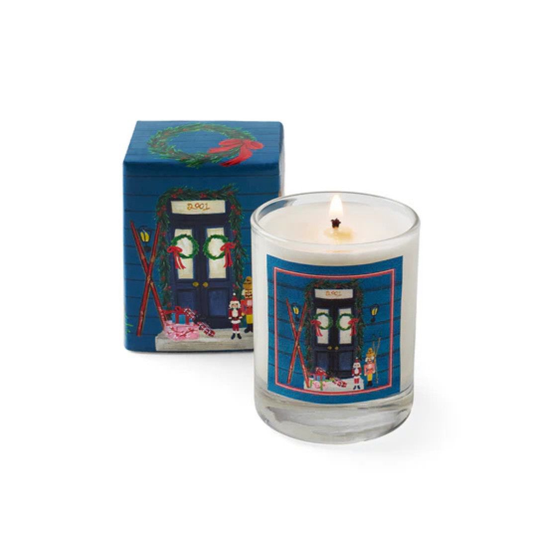 Roland Pine Blue Holiday Votive Candle