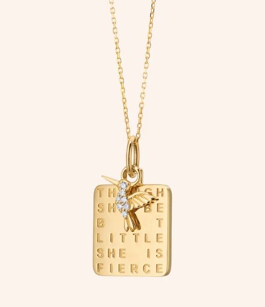 Charm- 18k YG Fierce / Hummingbird