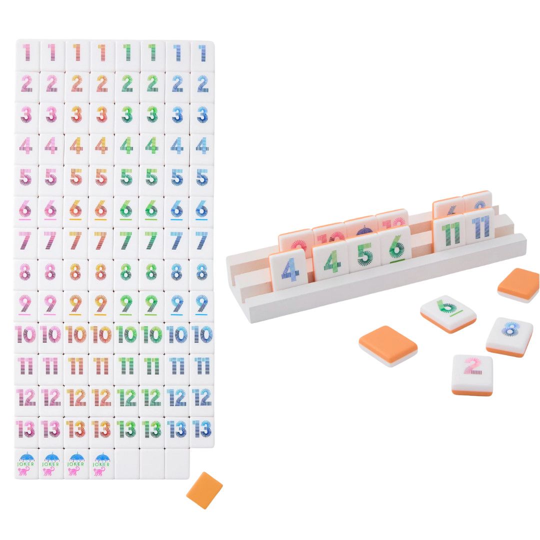 Rummi Set-, Pattern: Clementine