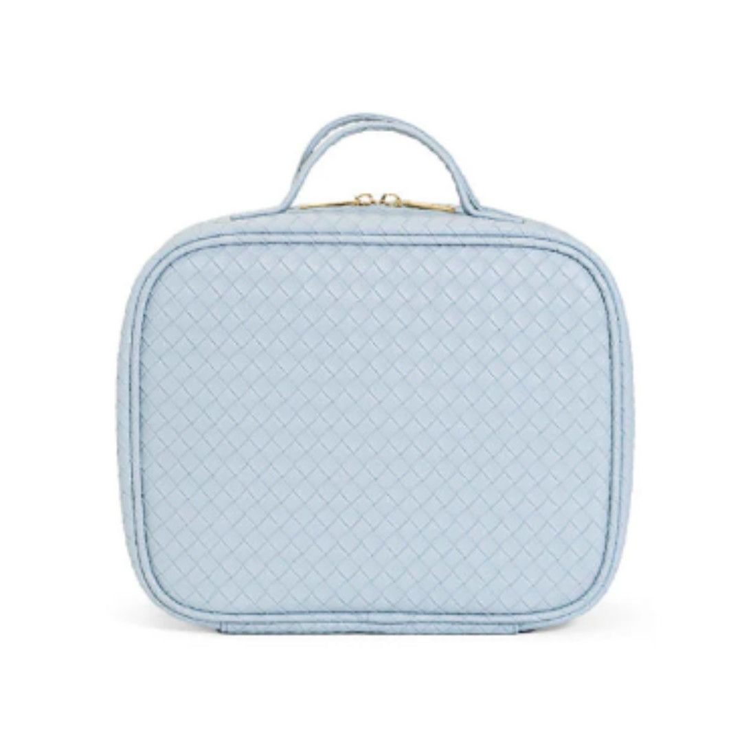 Luxe Toiletry Case-, Pattern: Woven Surf
