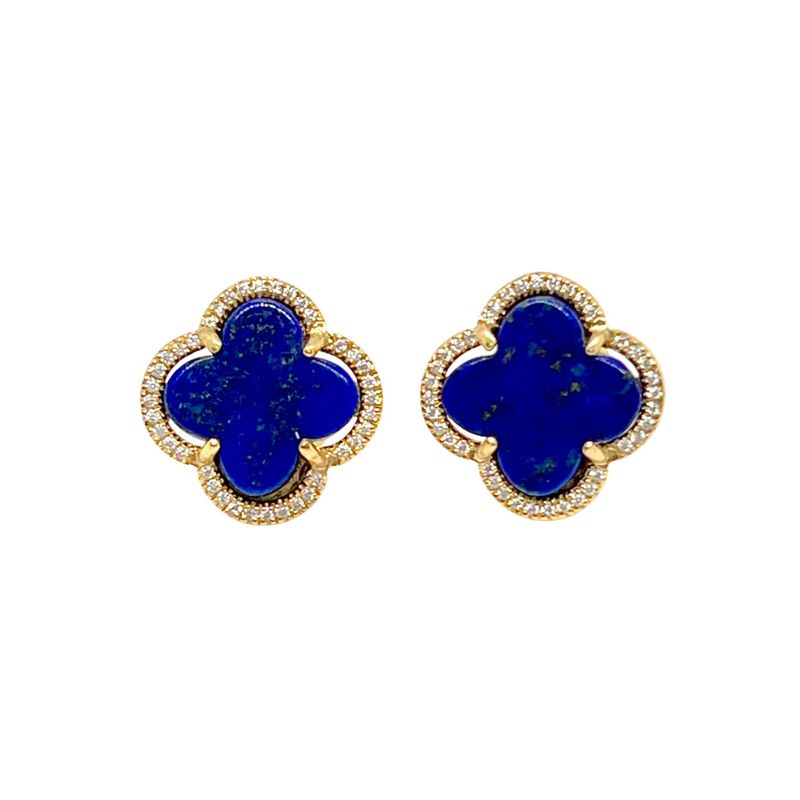 Sm Clover Lapis / CZ ER GP