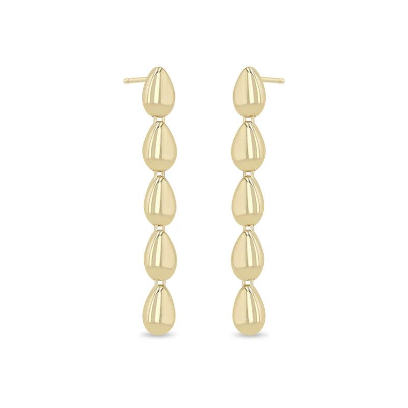 Earrings- 14k 5 Teardrops