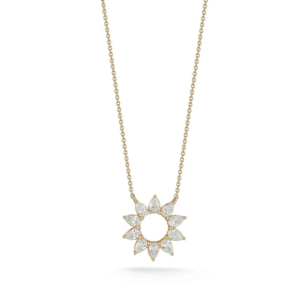 Necklace- Taylor Elaine Flower 14k YG