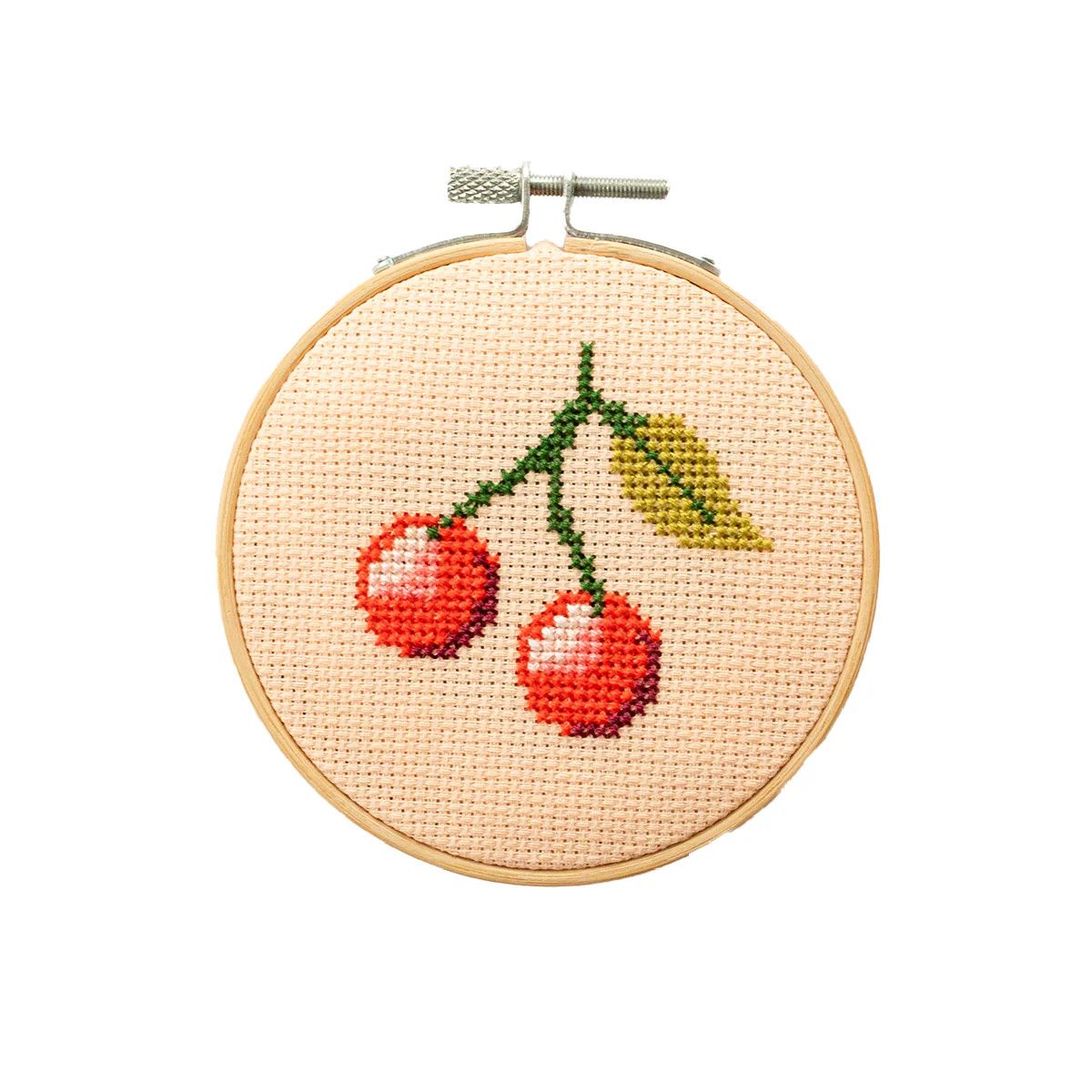 Cross Stitch Kit-, Pattern: Cherry