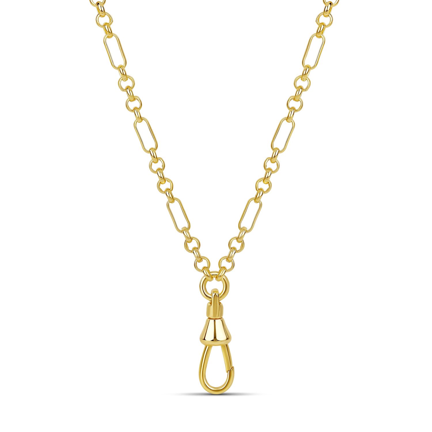 Necklace- FOB  Clasp Link 16"