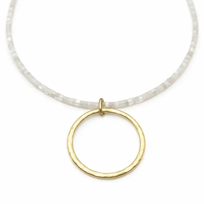Heishi "Big Gold" Necklace-