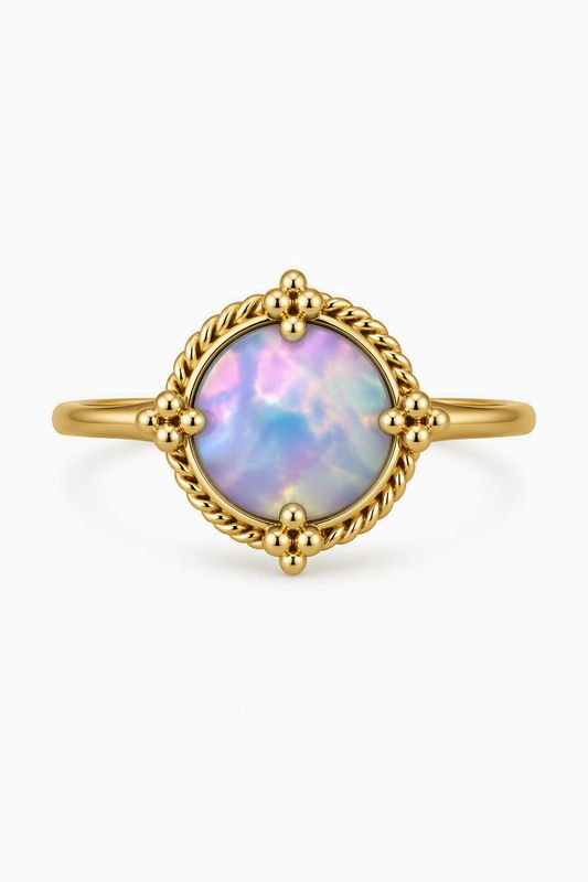 Ring- Oak Mabe Pearl, 1.62ct, sz 6.5 Ring- Oak Mabe Pearl, 1.62ct, sz 6.5