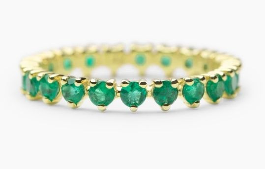 Geren Ring in Emeralds, SZ 7