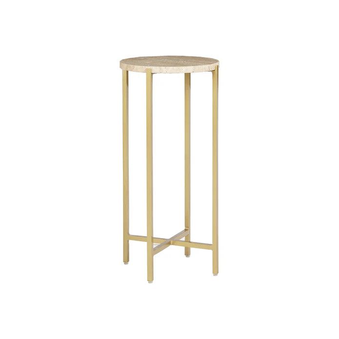 Travertine Drink Table