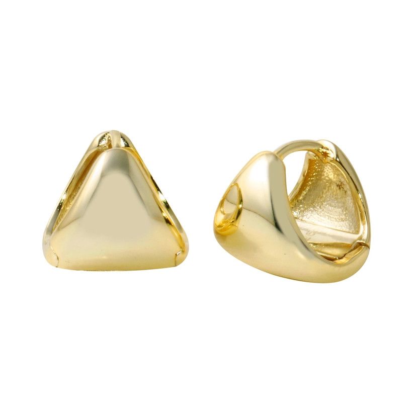 Earring- V Chunky Huggie