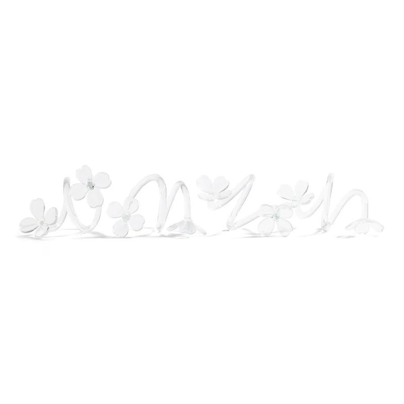 Botanica S/4 Glass Rings- Clear