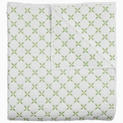 Layla Leaf Coverlet - Queen
