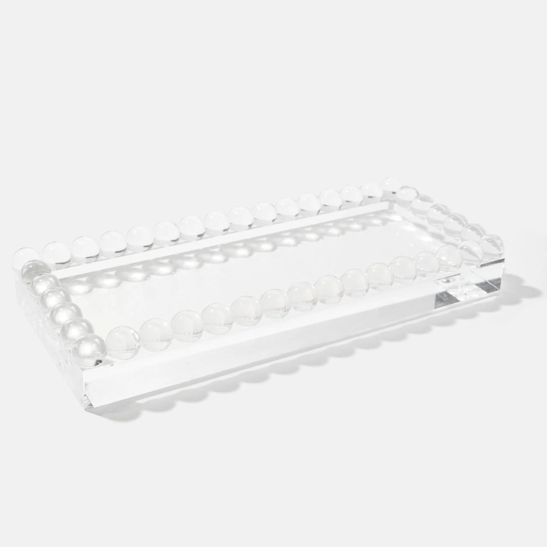 Bubble Lucite Tray- Large