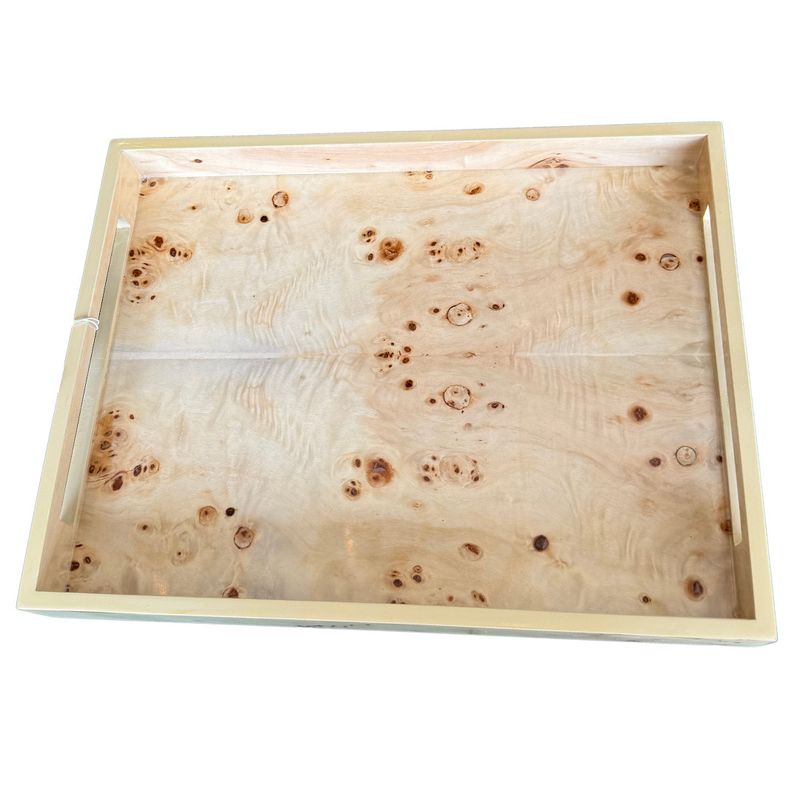 Burl Wood Tray- Sm